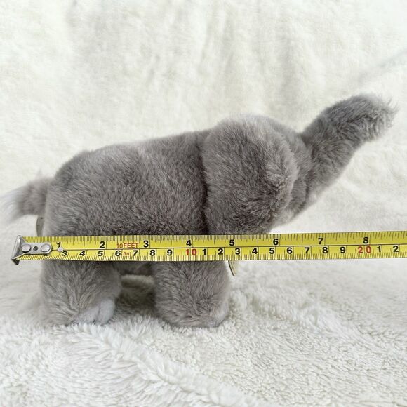 Aurora Miyoni Tots Elephant Plush 8” Grey Soft Stuffed Animal Toy - Picture 4 of 5
